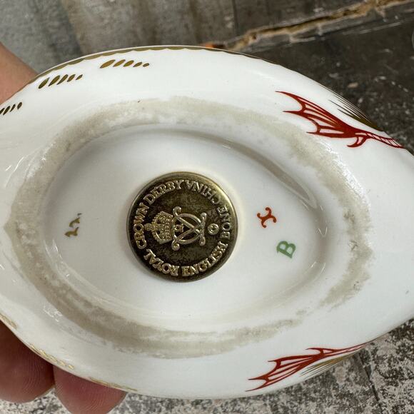 Royal Crown Derby English Bone China DUCK Paperweight Figurine - Picture 6 of 11